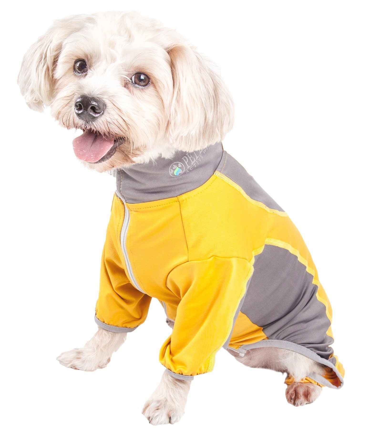 Pet Life ® Active 'Warm-Pup' Stretchy and Quick-Drying Fitness Dog Yoga Warm-Up Tracksuit - P's One-Stop Shop 