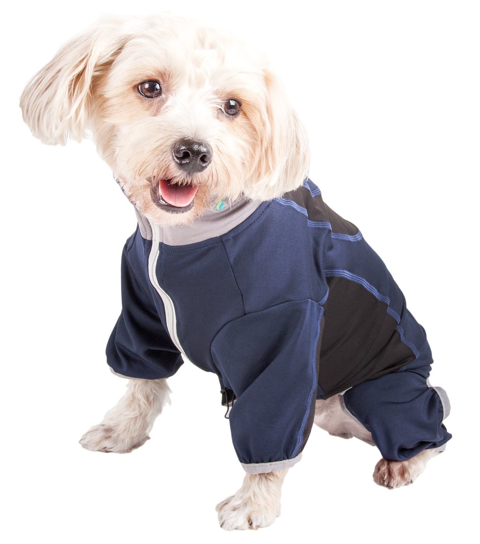 Pet Life ® Active 'Warm-Pup' Stretchy and Quick-Drying Fitness Dog Yoga Warm-Up Tracksuit - P's One-Stop Shop 