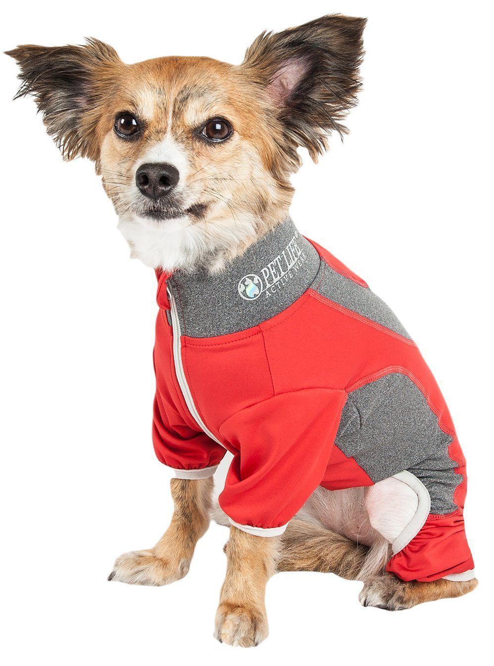 Pet Life ® Active 'Warm-Pup' Stretchy and Quick-Drying Fitness Dog Yoga Warm-Up Tracksuit - P's One-Stop Shop 
