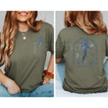 "When You Go Through Deep Waters" Christian T-Shirt - Isaiah 43:2 Inspirational Faith Tee, Scripture Verse Religious Graphic Shirt, Premium Heavyweight Hope & Encouragement Top, Minimalist Christian Gift for Women & Men, Ocean Inspired Spiritual Apparel - P's One-Stop Shop 
